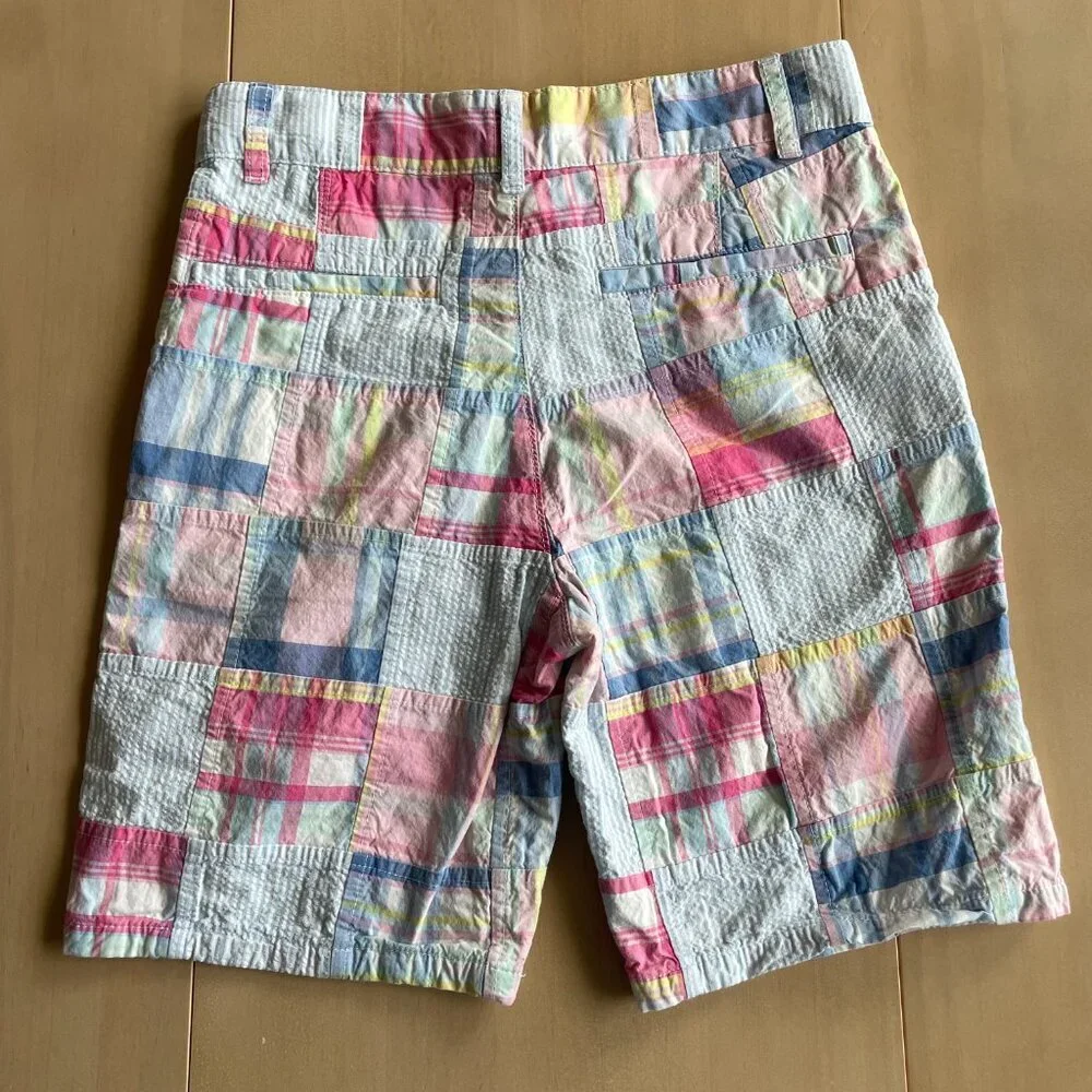 Gymboree Boy's Patchwork Pastel Shorts,‎ 100% Cotton - Size 10